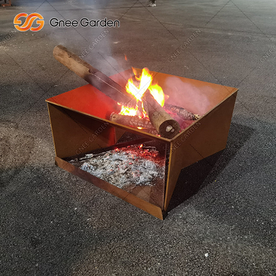Thiết kế mới Rusty Corten thép kim loại cắm trại Hố lửa nướng