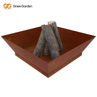 Phong hóa thép 3 mm Bonfire Feuerschale để sưởi ấm ngoài trời