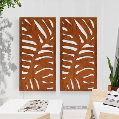 Trang trí nội thất cao cấp Tấm màn hình thép Corten Trong nhà Ngoài trời
