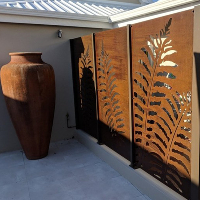 Tấm màn hình thép Corten Rusty Trang trí kim loại Vườn Sản phẩm OEM ODM