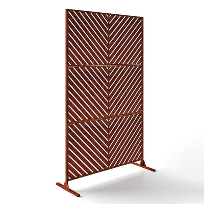 Tường ngăn màn hình vườn thép Corten có thể tùy chỉnh được tin cậy