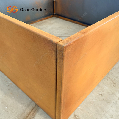 Trang trại của SGS Farmhouse Hình chữ nhật ngoài trời bằng kim loại Planter Giường vườn cho rau