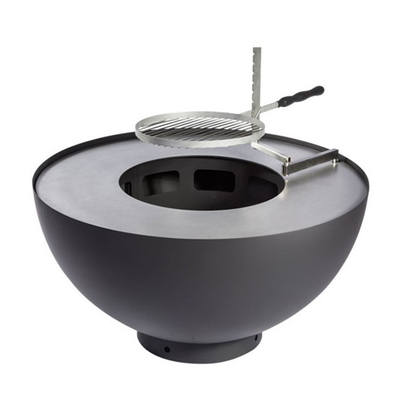 Cắm trại ngoài trời Nấu ăn Corten Steel Bbq Grill trang trí Fire Pit Grill