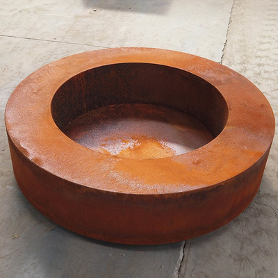 Đặc biệt thép Corten kim loại gỉ Kim loại dày 2mm Lò sưởi bằng thép Corten cho hố cứu hỏa ngoài trời