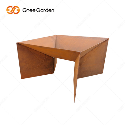 Thiết kế mới Corten mô hình kim loại thép gấp hố lửa
