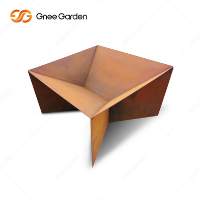 Thiết kế mới Rusty Corten thép kim loại cắm trại Hố lửa nướng