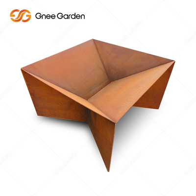 Thiết kế mới Rusty Corten thép kim loại cắm trại Hố lửa nướng