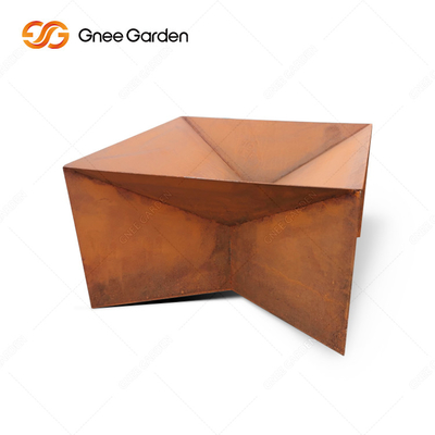 Thiết kế mới Rusty Corten thép kim loại cắm trại Hố lửa nướng
