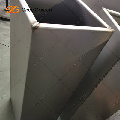 Corten lớn ngoài trời kim loại trang trí trồng cây trồng tường kim loại hình chữ nhật
