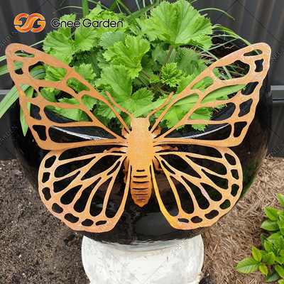 Vườn nghệ thuật cảnh quan Corten Đồ trang trí bằng thép Cắt bằng kim loại Đồ trang trí mô hình động vật