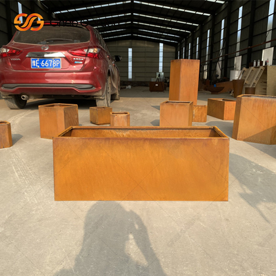 Chậu trồng cây ngoài trời trong vườn Nhà sản xuất chậu hoa hình chữ nhật