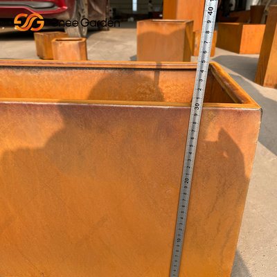 Chậu trồng cây ngoài trời trong vườn Nhà sản xuất chậu hoa hình chữ nhật