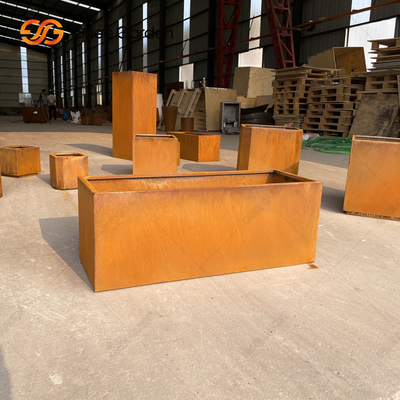 Chậu trồng cây ngoài trời trong vườn Nhà sản xuất chậu hoa hình chữ nhật