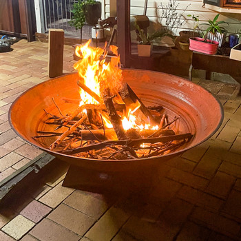 Antiwear Corten Steel Charcoal Hố lửa ngoài trời Độ dày 2mm 3mm 4mm 6mm