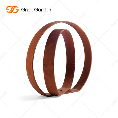 Tác phẩm nghệ thuật điêu khắc thép Corten ngoài trời lớn 175cm hiện đại với những đường cong mượt mà