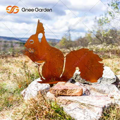 AISI GB Lớp Corten Đồ trang trí sân vườn Điêu khắc động vật