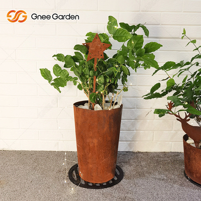 CE Large Art Craft Corten Steel kim loại Rusty Garden Đồ trang trí Kích thước tùy chỉnh