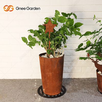 CE Large Art Craft Corten Steel kim loại Rusty Garden Đồ trang trí Kích thước tùy chỉnh