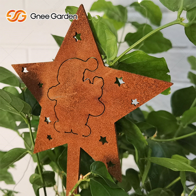 CE Large Art Craft Corten Steel kim loại Rusty Garden Đồ trang trí Kích thước tùy chỉnh