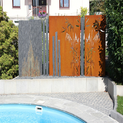 Ngôi nhà trang trí sân vườn bằng kim loại Sản phẩm Màn hình sân vườn Corten Steel High End