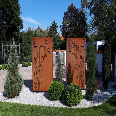 Ngôi nhà trang trí sân vườn bằng kim loại Sản phẩm Màn hình sân vườn Corten Steel High End