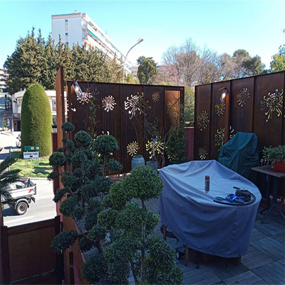 Trang trí tùy chỉnh Sản phẩm vườn kim loại Tấm màn hình thép Corten Bằng chứng thời tiết