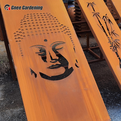 Sản phẩm vườn kim loại trang trí hiện đại của SGS Tấm thép Corten cắt bằng laser