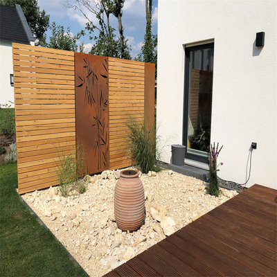 Màn hình thép Corten trang trí OEM Độ bền tuyệt vời Độ dẻo dai