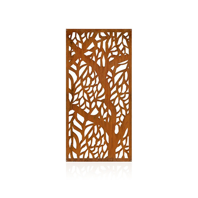 Tùy chỉnh Sản phẩm Vườn kim loại Màn hình trang trí bằng thép Corten Độ bền cao