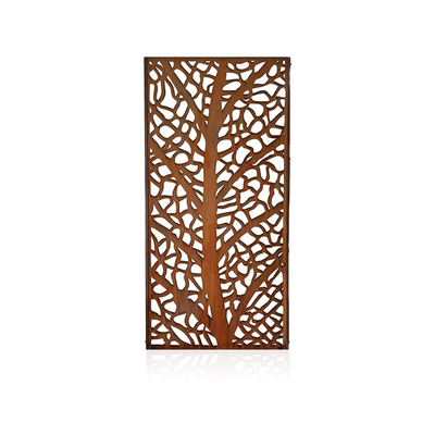 Bộ chia phòng kim loại thép Corten tùy chỉnh Phân vùng sinh hoạt tại nhà