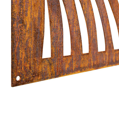Trang trí nội thất cao cấp Tấm màn hình thép Corten Trong nhà Ngoài trời