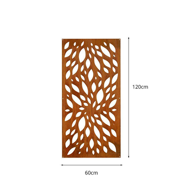 Nghệ thuật Trang trí Sản phẩm Sân vườn Kim loại Corten Steel Tấm bảo mật Bằng chứng Thời tiết