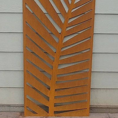Trang trí ngoại thất Màn hình sân vườn bằng thép Corten tùy chỉnh dày 2,5 mm