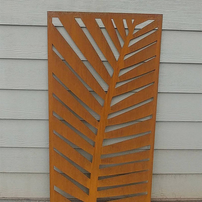 Trang trí ngoại thất Màn hình sân vườn bằng thép Corten tùy chỉnh dày 2,5 mm