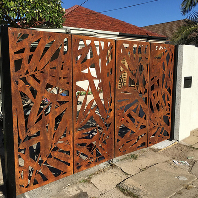 Trang trí sân vườn Corten Steel Tấm bảo mật thân thiện với môi trường