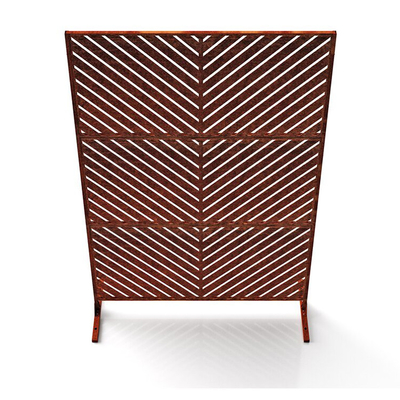 Tường ngăn màn hình vườn thép Corten có thể tùy chỉnh được tin cậy