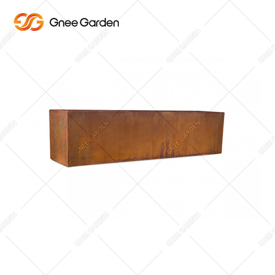 Bên ngoài vườn Corten Steel Square Planter Kích thước hộp Màu sắc RAL có thể tùy chỉnh
