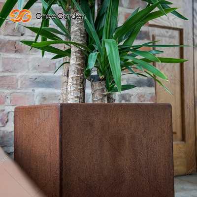 Hộp kim loại ngoài trời trong nhà của SGS TUV Hộp cửa sổ bằng thép Corten Chống lão hóa