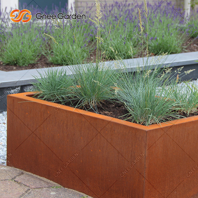 Hộp kim loại ngoài trời trong nhà của SGS TUV Hộp cửa sổ bằng thép Corten Chống lão hóa