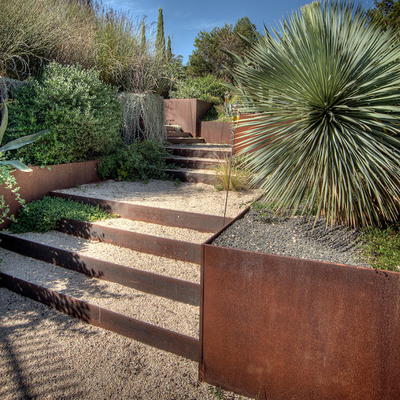 TUV Corten Steel Raised Garden Bed 65l * 65w * 30h Cm Sơn tùy chỉnh