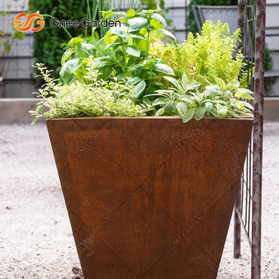 Cắt laser Corten thép Máy trồng kim loại lớn ngoài trời Tùy chỉnh