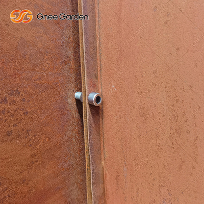 Dễ dàng lắp ráp Giường vườn bằng thép Corten để trồng hoa
