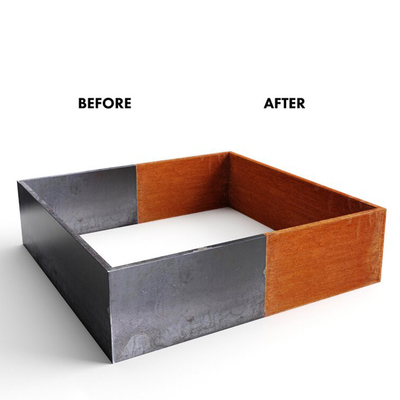 TUV Corten Steel Raised Garden Bed 65l * 65w * 30h Cm Sơn tùy chỉnh