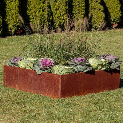 TUV Corten Steel Raised Garden Bed 65l * 65w * 30h Cm Sơn tùy chỉnh