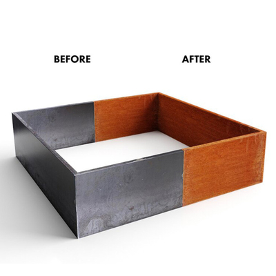 OEM ODM Corten Steel Raised Beds Giường rau cải kim loại chống ăn mòn
