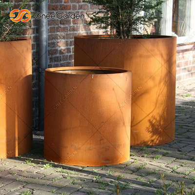 Gnee Garden Hộp trồng cây thép tùy chỉnh hình chữ nhật với chứng nhận SGS