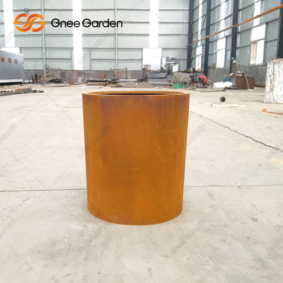 Hoa Rusty Kết thúc Vòng trồng cây thép Corten cho Vườn