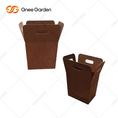 Rust Free Iron Metal Bucket Planter cho phong cách trang trí làm vườn ngoài trời