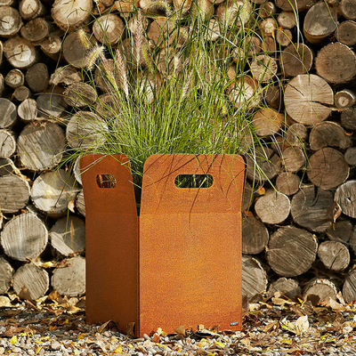 Rust Free Iron Metal Bucket Planter cho phong cách trang trí làm vườn ngoài trời
