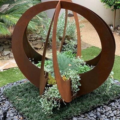 Vườn Gnee Nhà máy thép Corten lớn Trang trí ngoài trời
